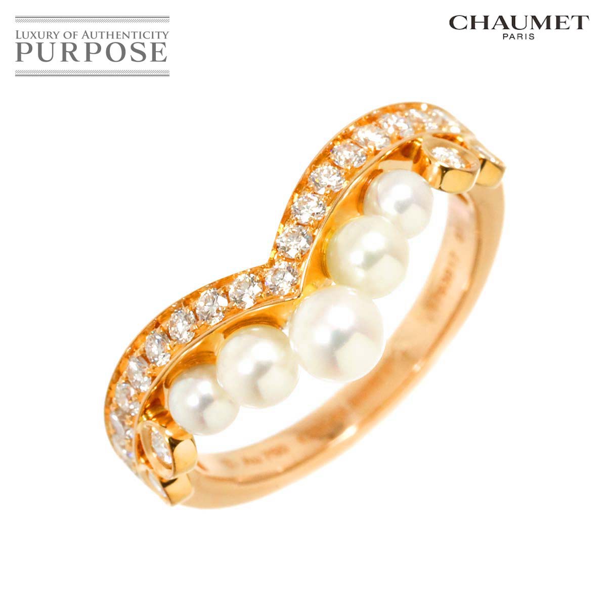 yVilz V[ CHAUMET WZtB[k GObg #51 O AR^ 4.0-3.0mm _C K18 PG sNS[h 750 w RingyؖtzyÁz