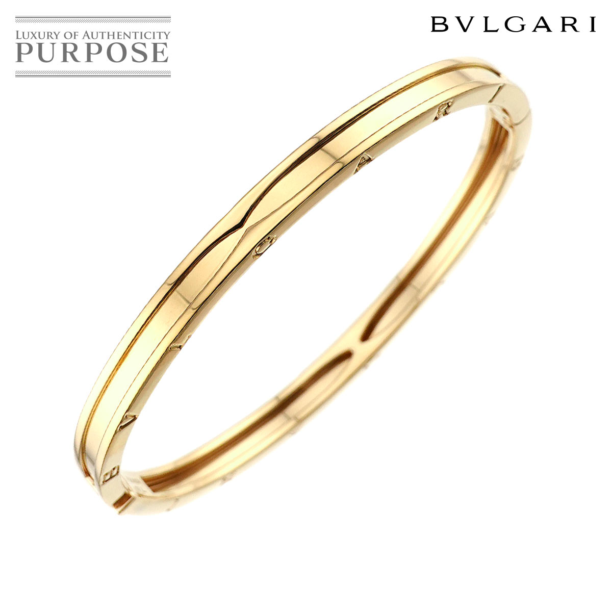 yVilz uK BVLGARI r[[ oO #L 19cm 29.8g K18 YG CG[S[h 750 uXbg B-ZERO1 BraceletyÁz