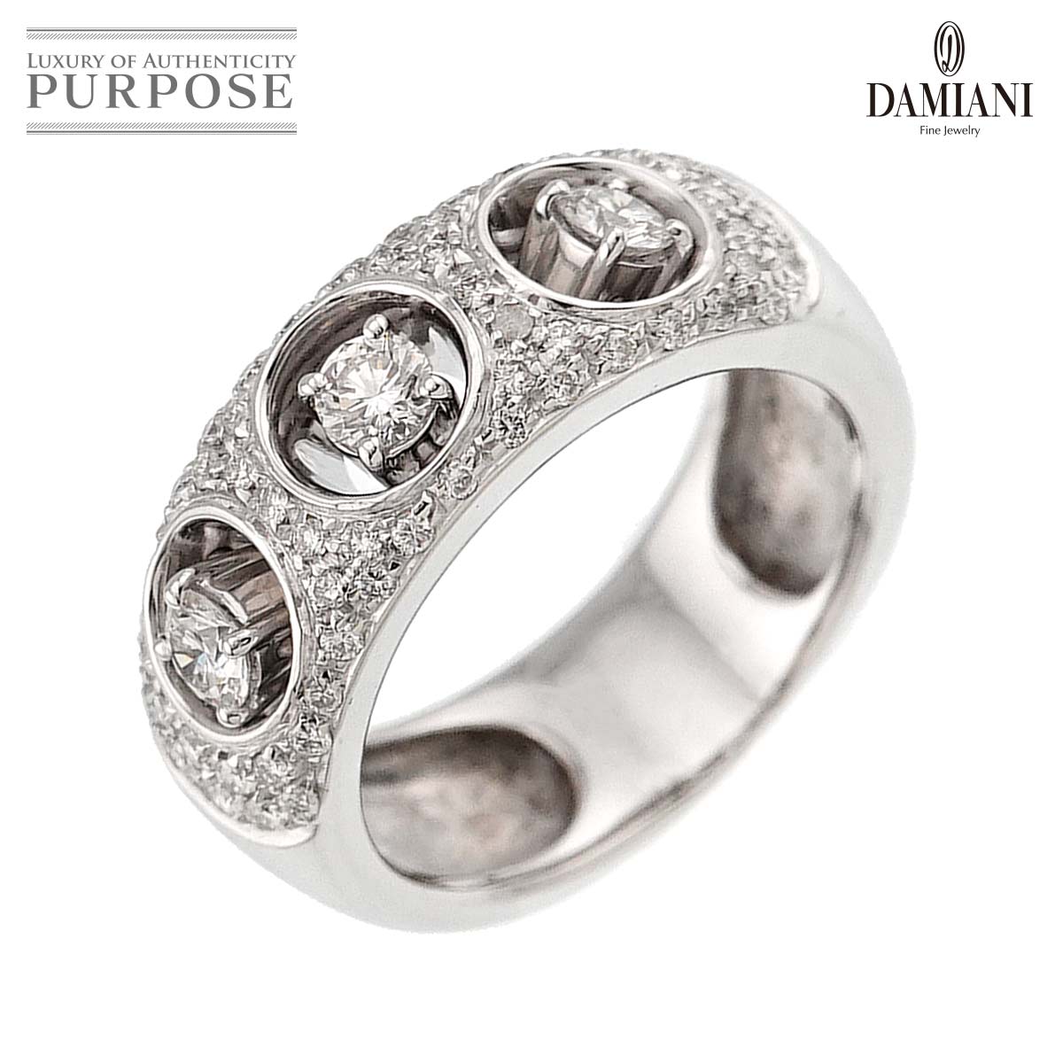yVilz _~A[j DAMIANI 17 O _C K18 WG zCgS[h 750 w Diamond RingyÁz