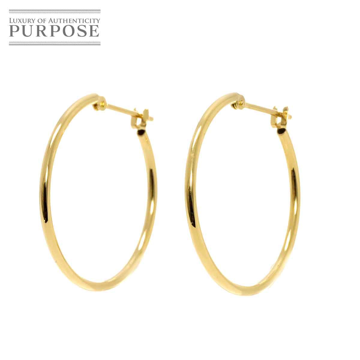 【新品仕上げ】 K18 YG ピアス イエローゴールド 750 Earrings Pierced 【中古】