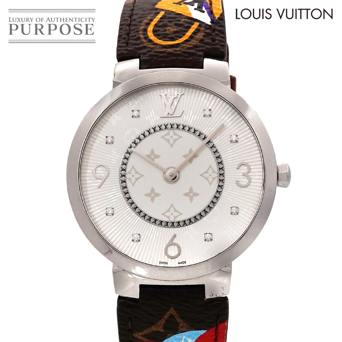 C Bg LOUIS VUITTON ^u[X mO GM Q1E01 Y rv 8P _C Vo[ NH[c EHb` Tambour yÁz