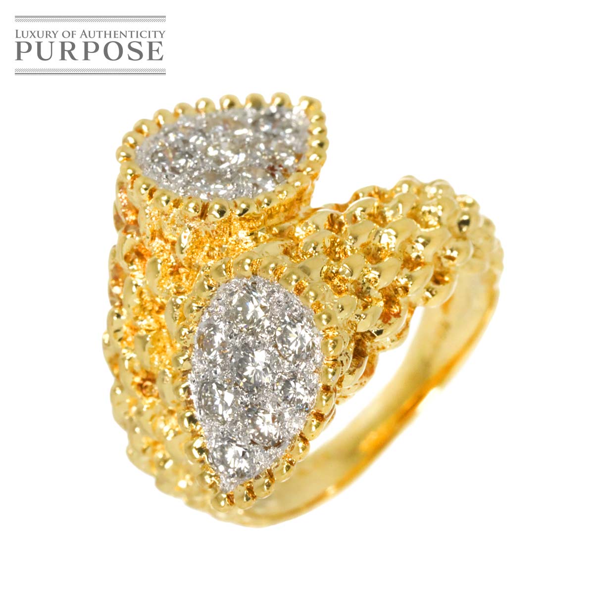 yVidグz O 9 _C 0.71ct K18 YG CG[S[h 750 w Diamond RingyÁz
