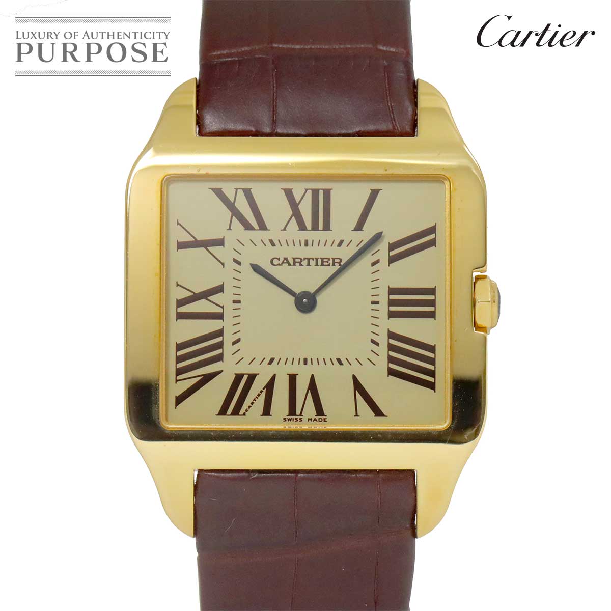 JeBG Cartier TgXf LM W2006851 Y rv S[h K18YG 芪 EHb` Santos Dumont yÁz