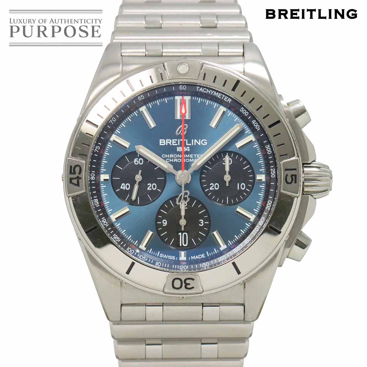 uCgO BREITLING Nm}bg B01 42 NmOt AB0134 Y rv fCg lCr[  Chronomat yÁz