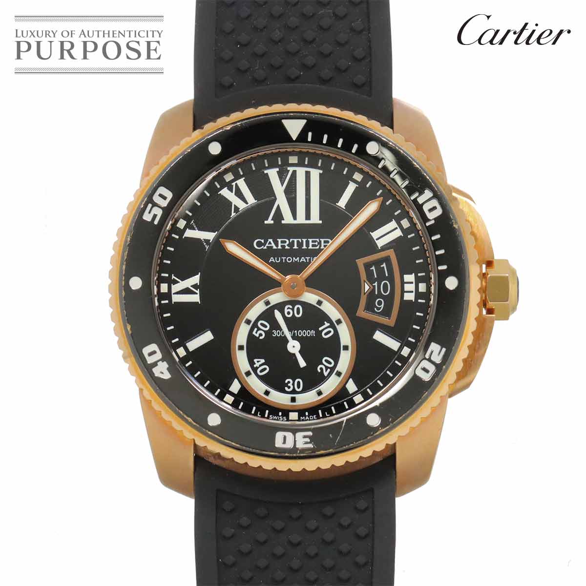 JeBG Cartier Ju hD JeBG _Co[ W7100052 Y rv fCg ubN K18PG sNS[h  Calibre de Cartier yÁz