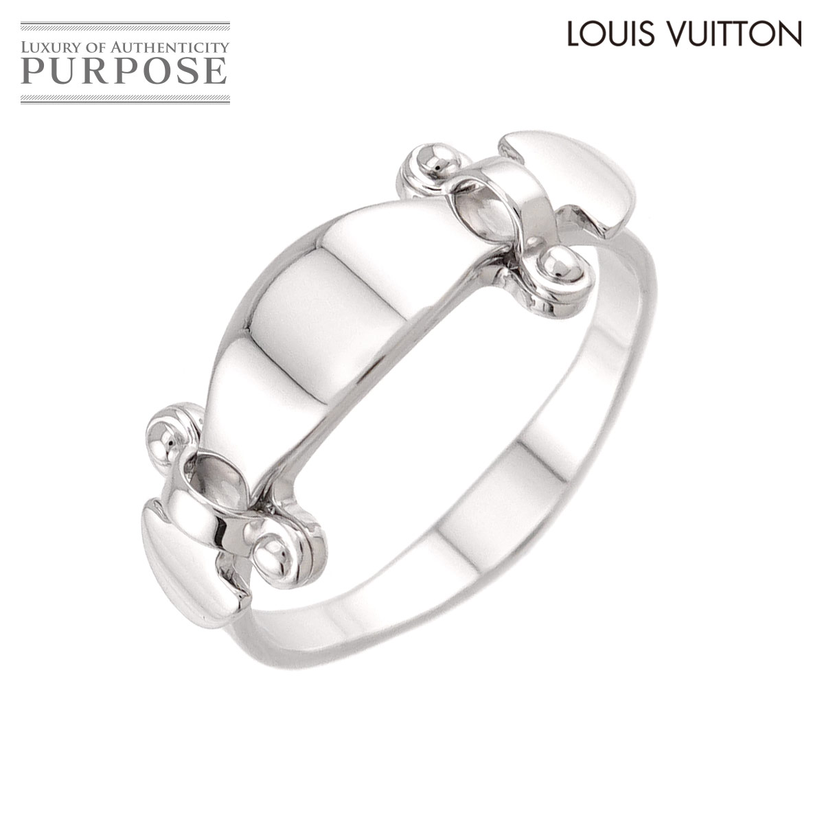 【新品同様】 ルイ ヴィトン LOUIS VUITTON スタンドバイミー #64 リング K18 WG ホワイトゴールド 750 指輪 STAND BY ME Ring【中古】