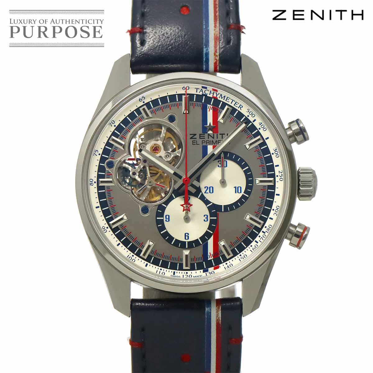 ゼニス ZENITH エルプリメロ クロノマスター 1969ツールオートエディション 03 2044 4061 500本限定 クロノグラフ メンズ 腕時計 シルバー 自動巻き ウォッチ El Primero 【中古】