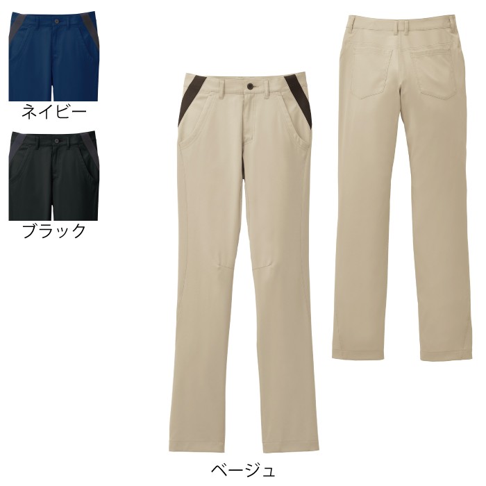 サンエス JB58051 男女兼用フレキシブルパンツ ポリエステル100％ フレキシブルメッシュ 帯電防止 ストレッチ 形態安定 防汚 股十字消臭テープ付（デオ・グラフト）