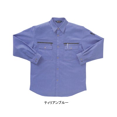サンエス WA8290(BC8290) 長袖シャツ ツイル ポリエステル55％・綿45％ ストレッチ 帯電防止素材