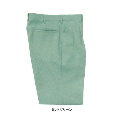 サンエス WA3740(BC3740) ツータックパンツ 二重織り裏綿 ポリエステル90％・綿10％・複合繊維（ポリエステル）1％ ストレッチ 帯電防止素材 裏綿 形態安定