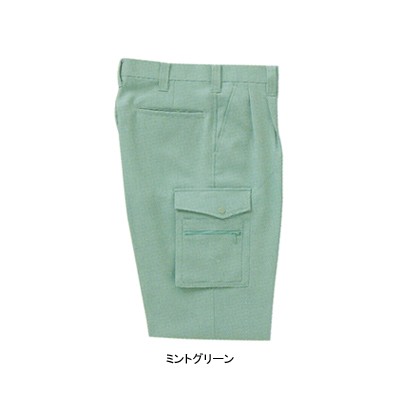 サンエス WA3750(BC3750) ツータックカーゴパンツ 二重織り裏綿 ポリエステル90％・綿10％・複合繊維（ポリエステル）1％ ストレッチ 帯電防止素材 裏綿 形態安定