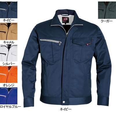 バートル 6071 ジャケット（ユニセックス） T/Cソフトツイル 製品制電JIS T8118適合品 ポリエステル65％・綿35％