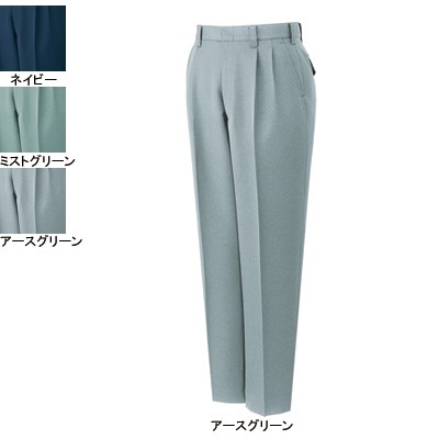 自重堂 41901 エコツータックパンツ ユニエコロツイル（ポリエステル100％） リサイクル素材65％使用 ストレッチ 帯電防止素材使用 エコ