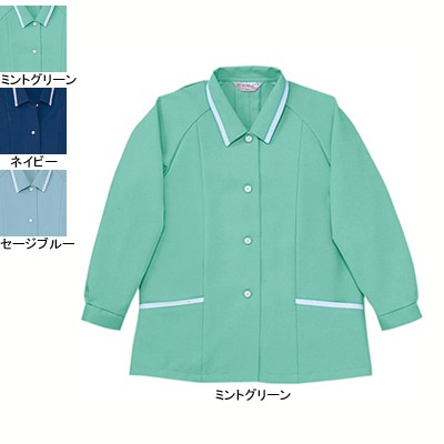 自重堂 8802 製品制電ストレッチスモック サージ（ポリエステル100％） ストレッチ 帯電防止JIS T8118適合商品
