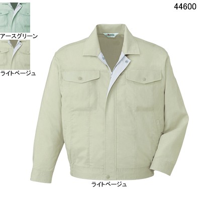 自重堂 44600 エコストレッチ長袖ブルゾン ユニエコロパルパートロ（ポリエステル60％・綿40％） ストレッチ 帯電防止素材使用
