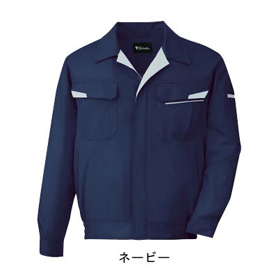 自重堂 81600 製品制電ストレッチブルゾン ストレッチツイル（ポリエステル65％・綿35％） ストレッチ 帯電防止JIS T8118適合商品 消臭 抗菌