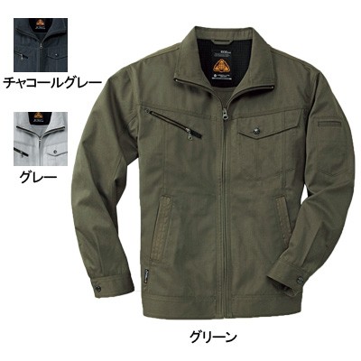 桑和 Absolute GEAR 3223 長袖ブルゾン 制電性素材 ポリエステル65％・綿35％