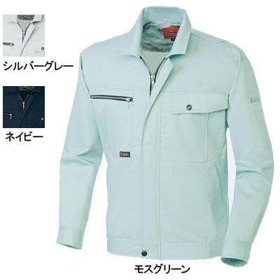 桑和 BULL WORKS 1993 長袖ブルゾン ポリエステル65％・綿35％