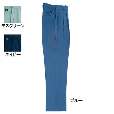 桑和 9220 エコ女子スラックス［ツータック］ ストレッチ 制電性素材 ポリエステル90％・綿10％（エコ素材 ツイル裏綿）（表：ポリエステル100％、裏：ポリエステル65％・綿35％）