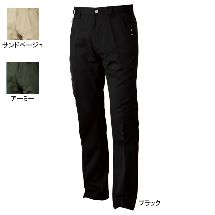 桑和 G.GROUND 8118 カーゴパンツ［ノータック］ 綿60％・ポリエステル40％