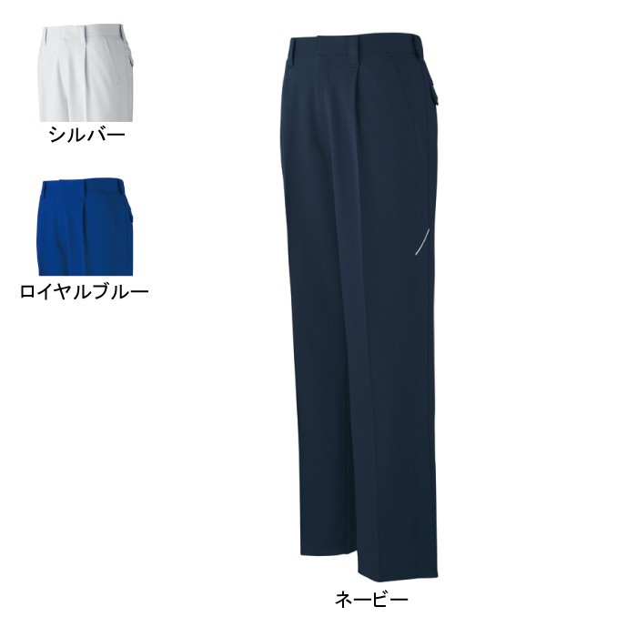 自重堂 82801 製品制電ストレッチワンタックパンツ ボディフィールツイル（ポリエステル100％） ストレッチ 帯電防止JIS T8118適合商品 消臭 抗菌 防汚加工 ボディフィール(R) タップガード(R)