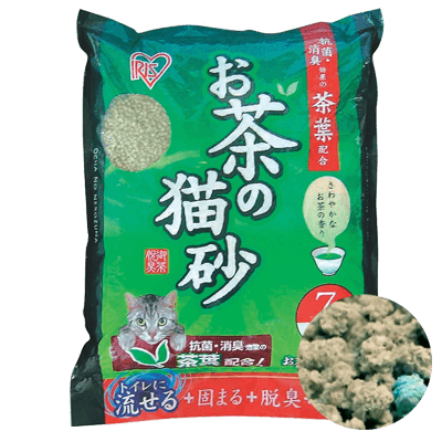お茶の猫砂 7L