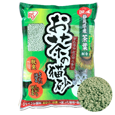 国産お茶の猫砂 7L