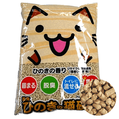 国産ひのきの猫砂 7L