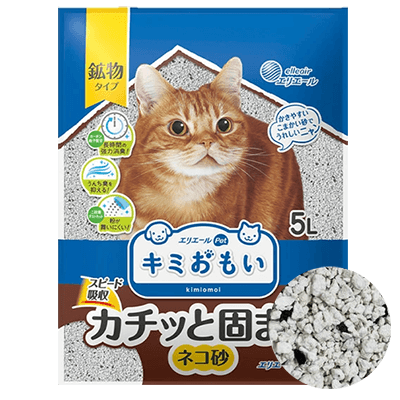 キミおもい カチッと固まるネコ砂 5L