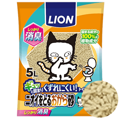 LION ニオイをとるおから砂7L リラックスラベンダーの香り