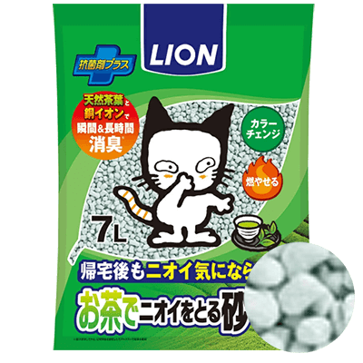 LION お茶でニオイをとる砂7L