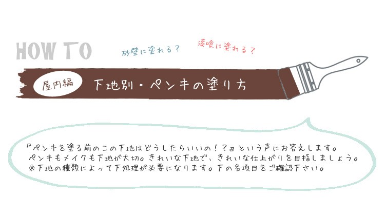 水性ペンキ 塗料 の下地について Diy セルフリフォームのお手伝い 壁紙屋本舗