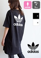 【 adidas Originals アディダス オリジナルス 】 アディカラー クラシックス ビッグ トレフォイル Tシャツ ワンピース CC967