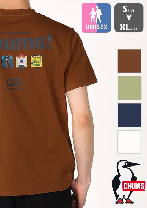 y CHUMS `X z Anti-Bug 100% Made For Fun T-Shirt A`oO 100p[Zg ChtH[t@ TVc CH01-2380