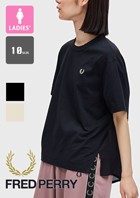 yFRED PERRY tbhy[zEBY Sheer Panel T-Shirt VA[plTVc G7140