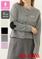 �y MILKFED. �~���N�t�F�h �z FLOWER ELBOW CARDIGAN �t�����[ �G���{�[ �J�[�f�B�K�� 103253015002