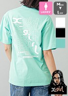 u X-girl GbNXK[ v STEP MILLS LOGO S/S TEE Xebv ~Y S TVc 105242011015