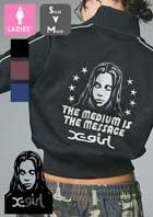 �y X-girl �G�b�N�X�K�[�� �z STAR AND FACE COMPACT TRACK JACKET �X�^�[ �A���h �t�F�C�X �R���p�N�g �g���b�N �W���P�b�g 105253012011