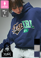 �u X-girl �G�b�N�X�K�[�� �v MIX COLLEGE LOGO SWEAT HOODIE �~�b�N�X �J���b�W ���S �X�E�F�b�g �t�[�f�B�[ 105253012016