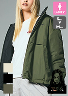 �u X-girl �G�b�N�X�K�[�� �v FACE PATCH REVERSIBLE JACKET �t�F�C�X �p�b�` ���o�[�V�u�� �W���P�b�g 105253021006