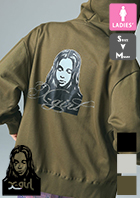 �u X-girl �G�b�N�X�K�[�� �v RHINESTONE LOGO AND FACE ZIP UP SWEAT HOODIE ���C���X�g�[�� ���S �A���h �t�F�C�X �W�b�v�A�b�v �X�E�F�b�g �t�[�f�B�[ 105261012017
