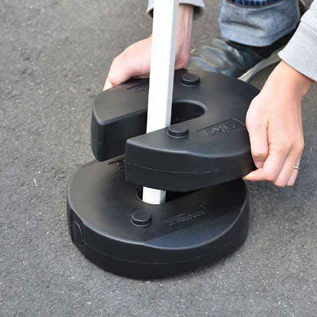 5kg×4枚　ウエイト　タープテント FIELDOOR タープテント用ウエイト 5kg×4個組 4個セット 20kg