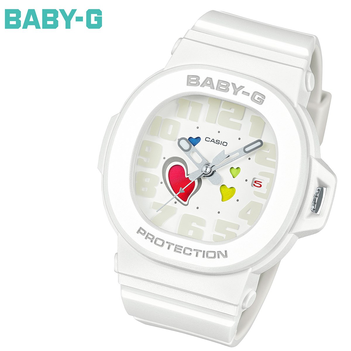 BABY-G カシオ ベビーG レディース 腕時計 BGA-10-7AJF PLAYFUL HEARTS SERIES ホワイト