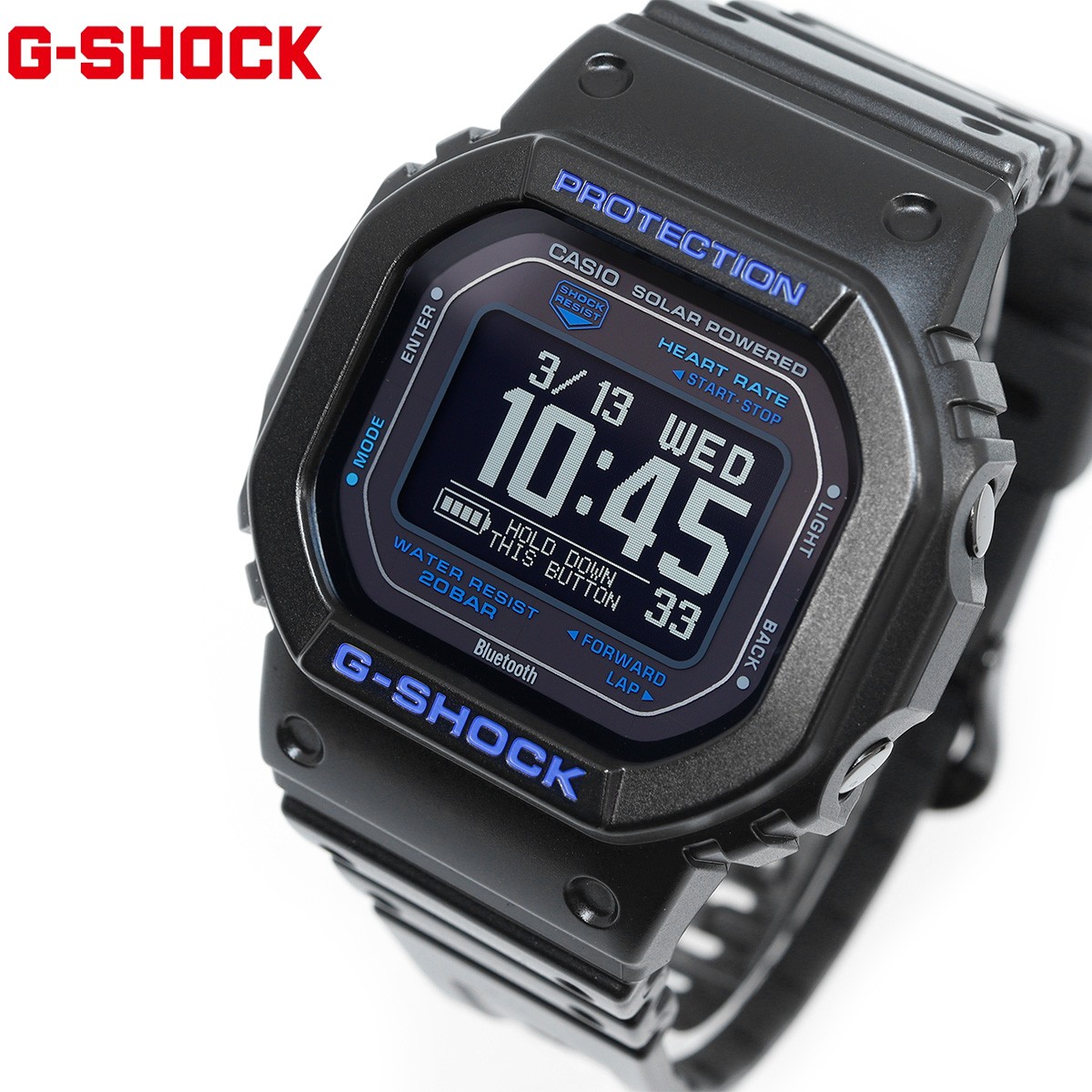 G-SHOCK G-SQUAD カシオ Gショック ジースクワッド CASIO DW-H5600-1A2JR Bluetooth搭載 USB充電対応 ソーラー 腕時計 メンズ スマートフォンリンク