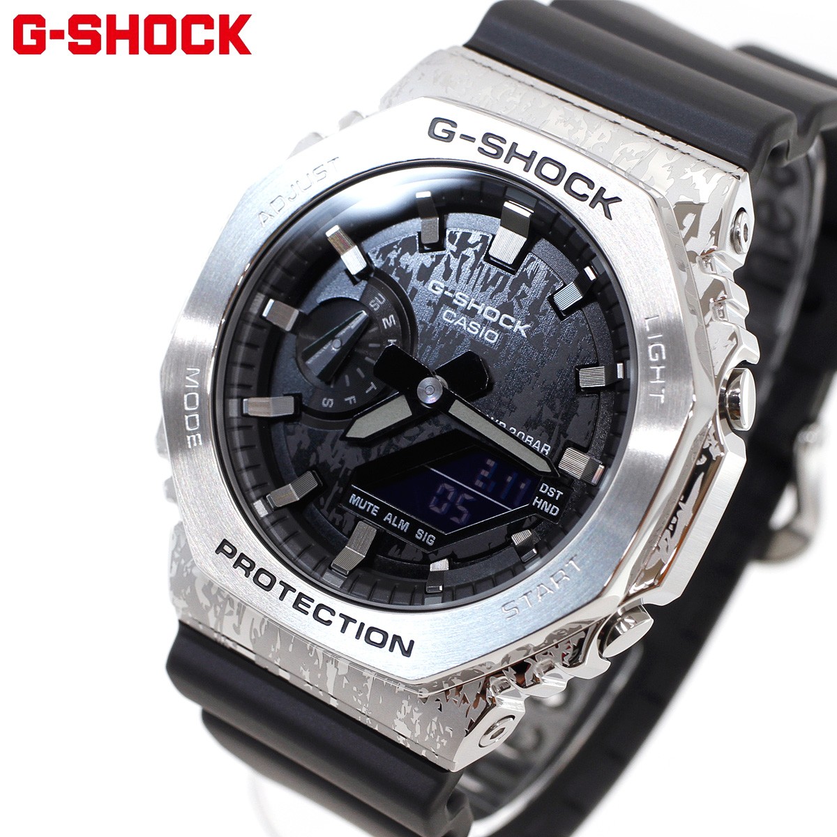 G-SHOCK AifW JVI GVbN CASIO IC胂f rv Y GM-2100GC-1AJF GRUNGE CAMOUFLAGE Series ^Jo[