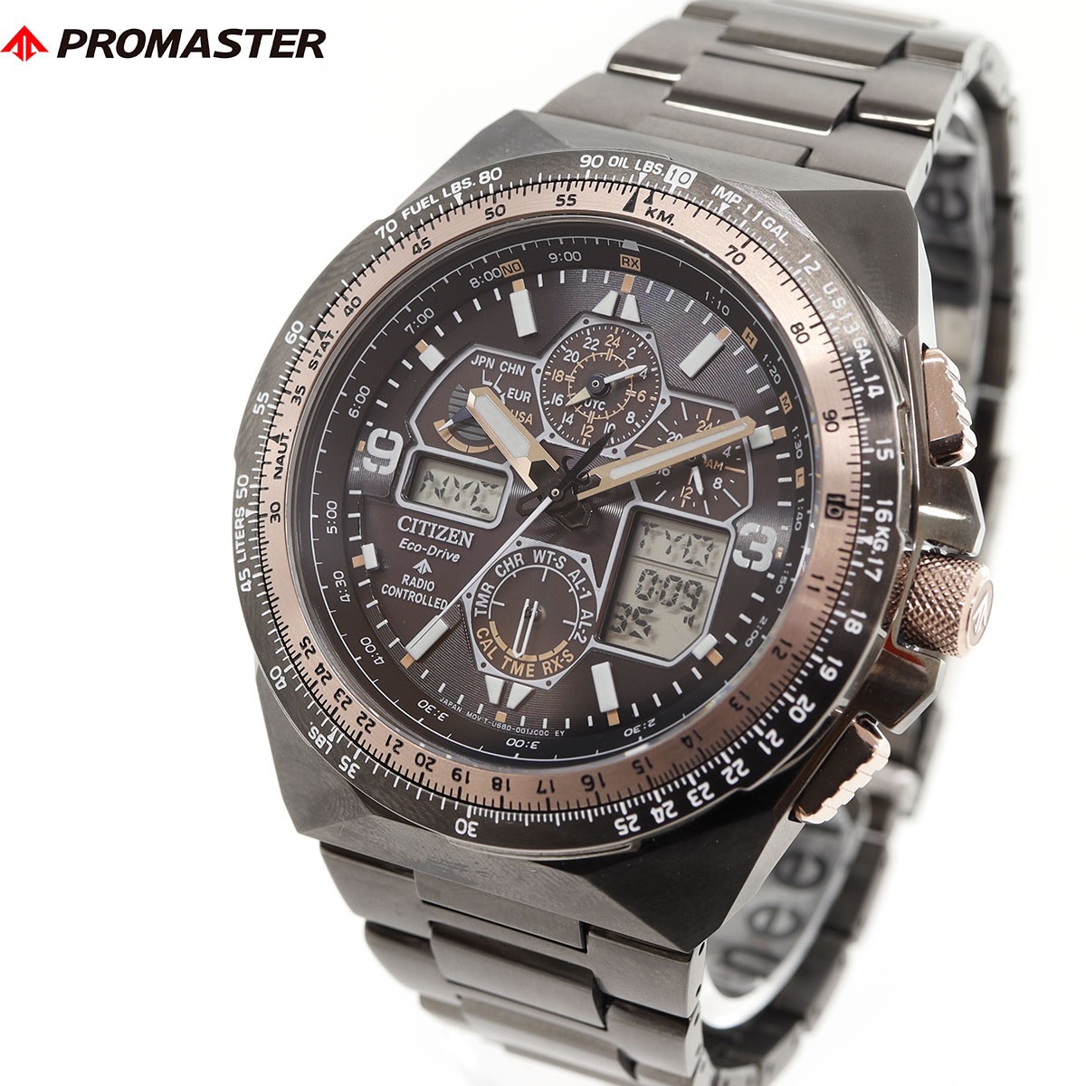 シチズン プロマスター スカイ CITIZEN PROMASTER SKY エコドライブ 電波時計 35周年記念 限定モデル 腕時計 メンズ クロノグラフ JY8146-54E