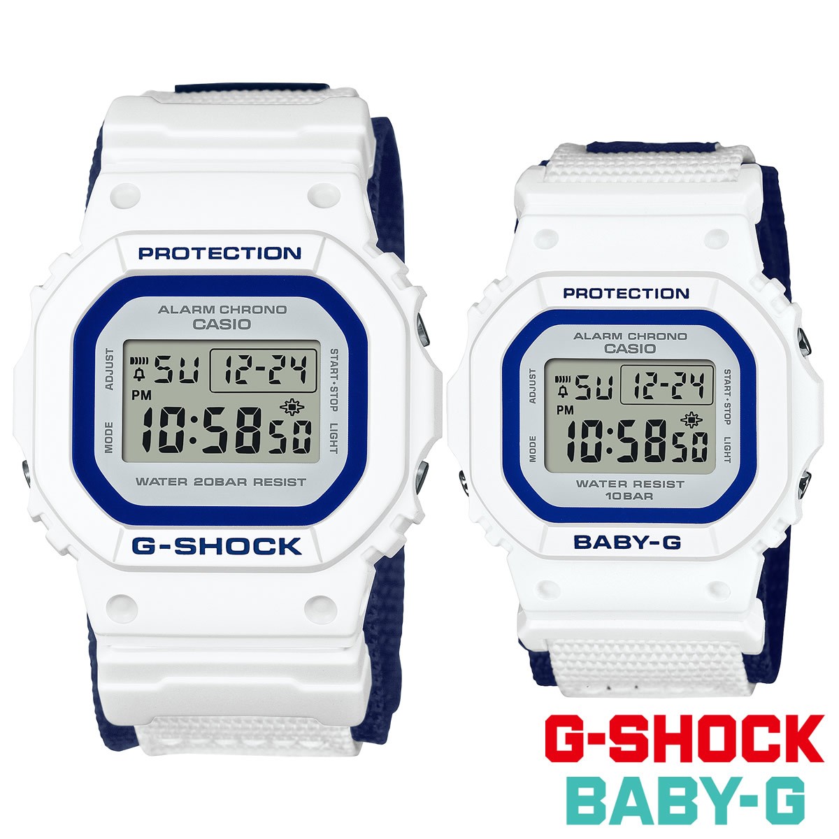 カシオ CASIO ラバーズコレクション2023 クリスマス限定モデル LOV-23A-7JR Gショック G-SHOCK ベビーG BABY-G 腕時計 ペアウォッチ ラバコレ 天使 悪魔
