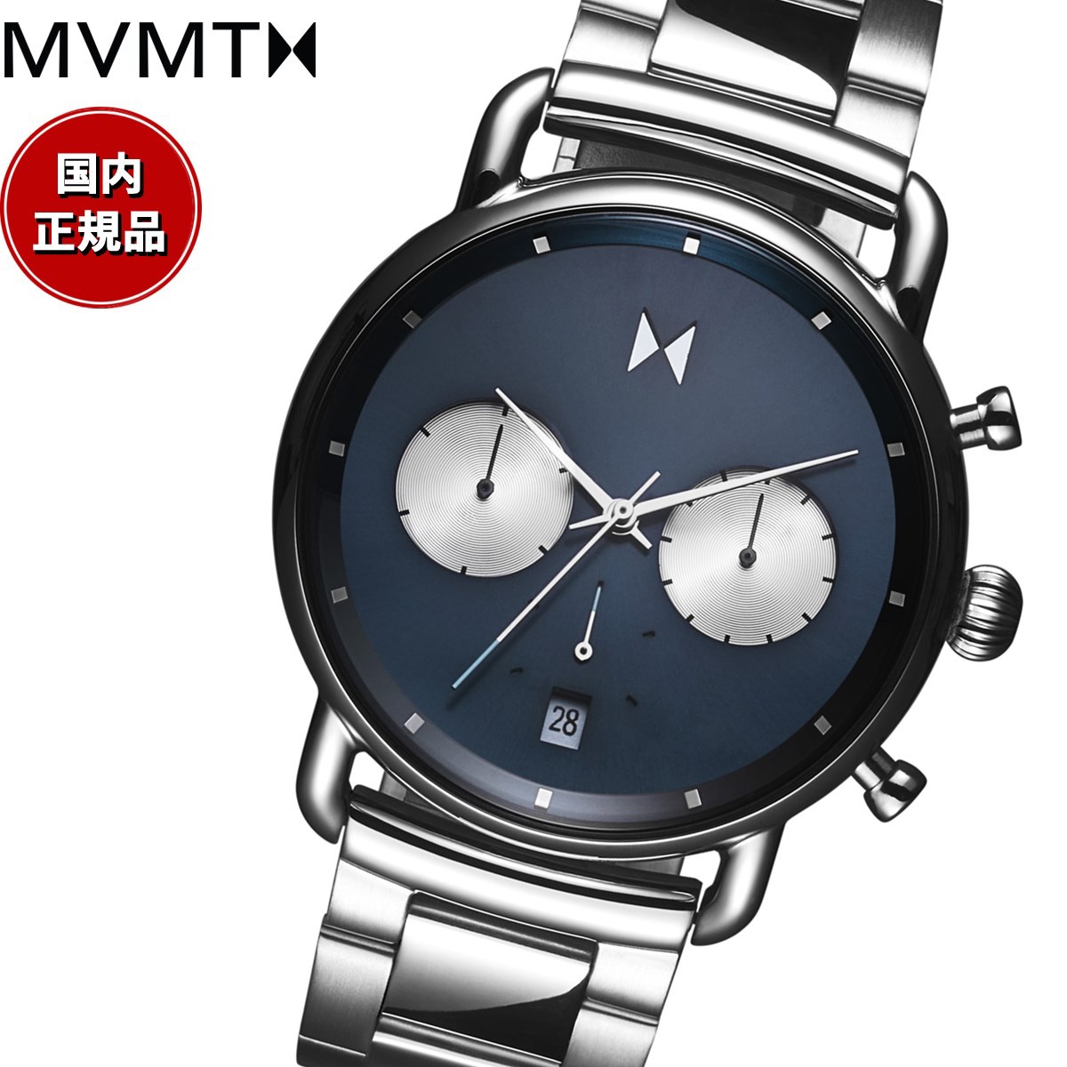 ムーブメント MVMT 腕時計 メンズ BLACKTOP II 28000271-D