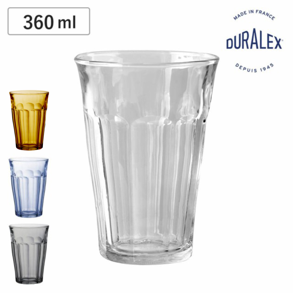DURALEX �f�������b�N�X �O���X 360ml PICARDIE �s�J���f�B �����K���X