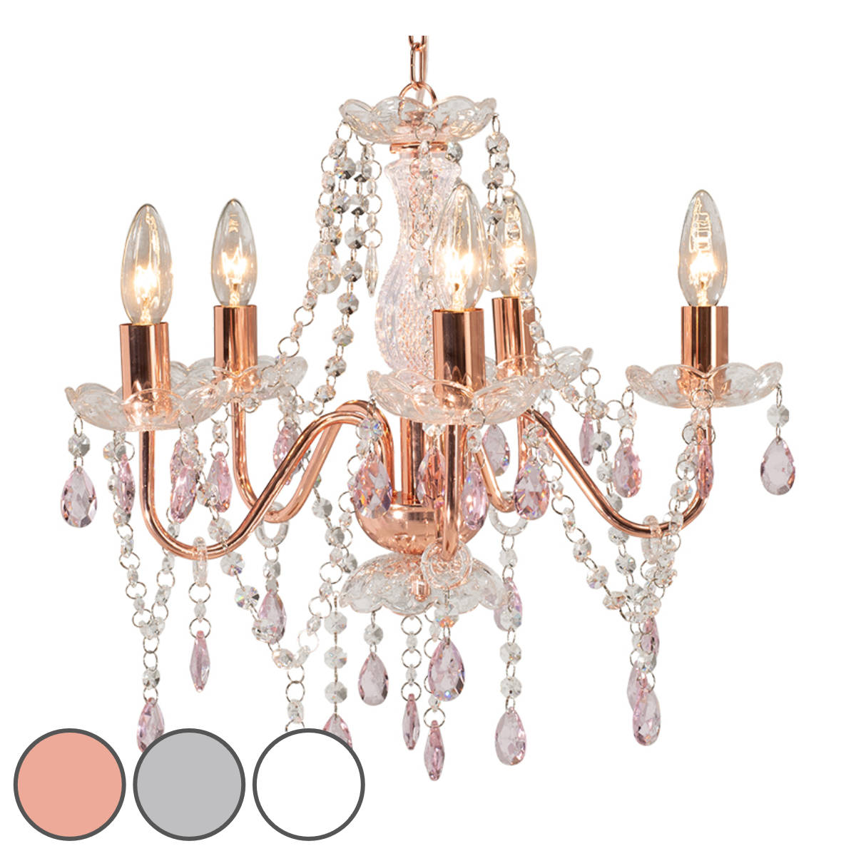 �V�����f���A �K���X�V�����f���A LED �Ή� 5�� E17 40W �J���[